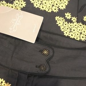 Anthropologie Floreat Fennel Pencil skirt